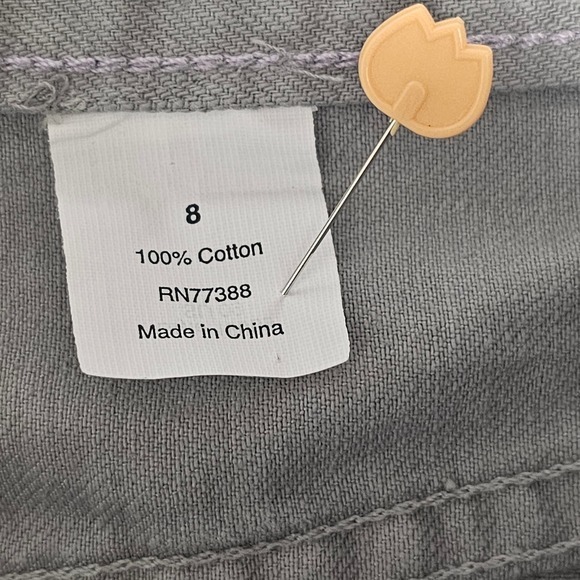 J. Crew Gray Miniskirt Womens 8 Short Denim Straight Classiccore Normcore Preppy - Picture 6 of 8